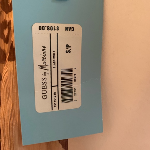 Marciano Batwing Animal Print Sheer Top (NWT) - Picture 7 of 11